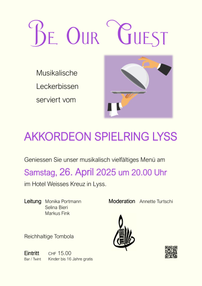 Jahreskonzert Akkordeon Spielring Lyss