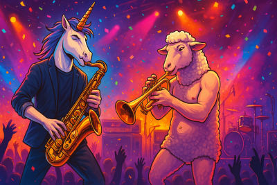 Unique Horns meets Naked Sheep