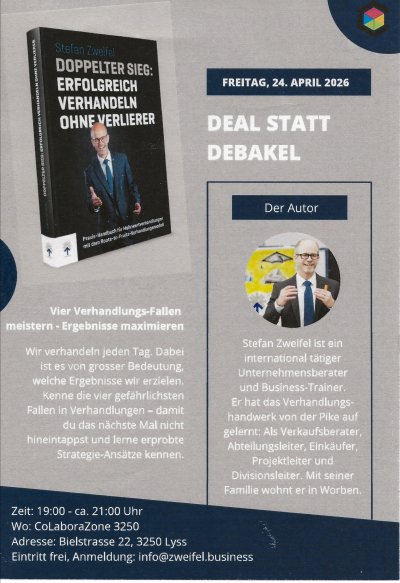 Deal statt Debakel - Verhandeln wie ein Profi 