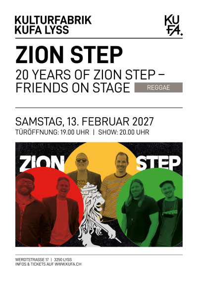 Zion Step & Friends 20 Years of Zion Step – Friends on stage