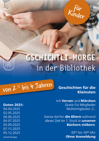 Gschichtli-Morge - in der Bibliothek