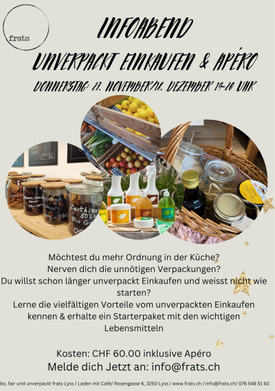 Informationsabend unverpackt einkaufen
