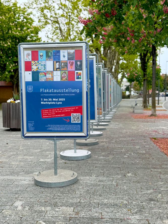 Ausstellung auf dem Marktplatz