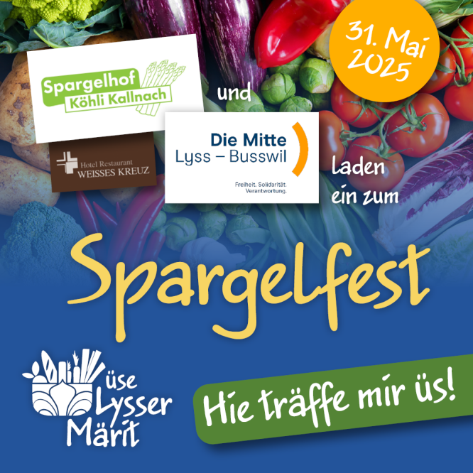 Üse Lysser Märit: Themenanlass Spargelfest